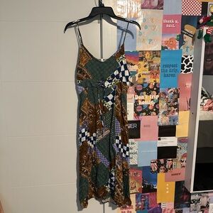Maxi patchwork dress